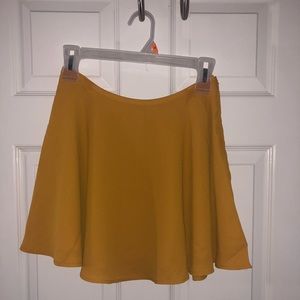 *2 for $15* Mustard yellow flowy skirt
